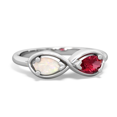 opal-lab ruby infinity ring