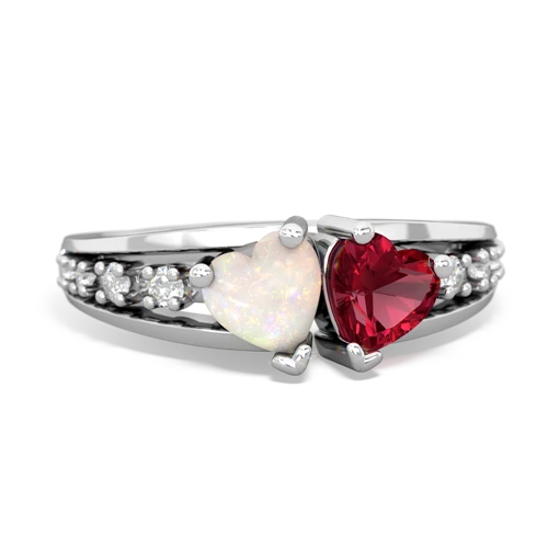 opal-lab ruby modern ring