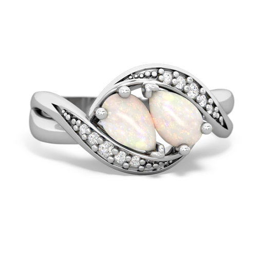 opal keepsake curls ring