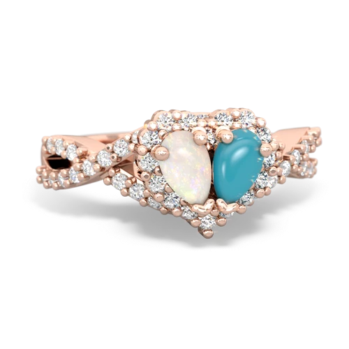 opal-turquoise engagement ring