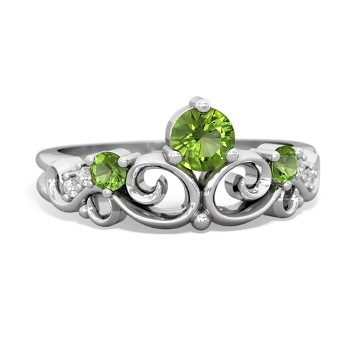 emerald-pink sapphire crown keepsake ring