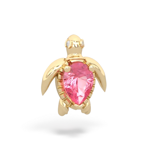 pink sapphire animals pendant