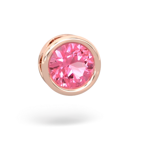 pink sapphire slide pendant
