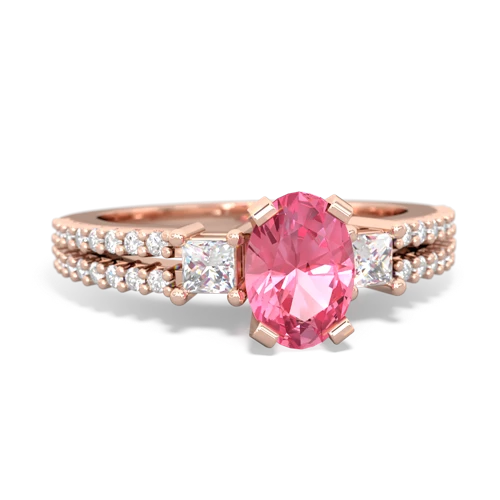 pink sapphire engagement ring