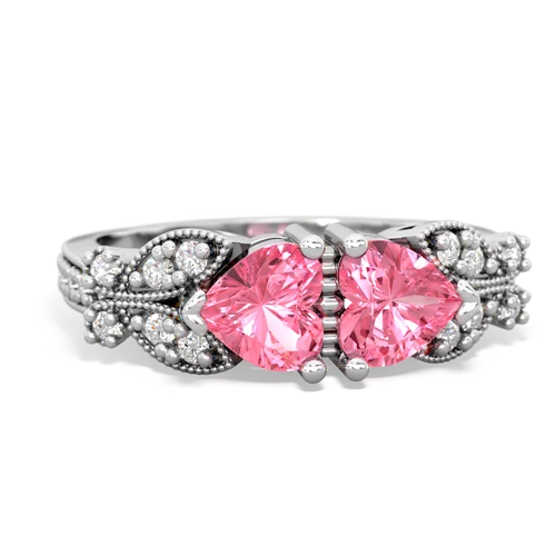 pink sapphire keepsake butterfly ring