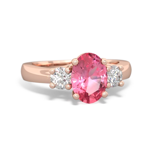 pink sapphire timeless ring