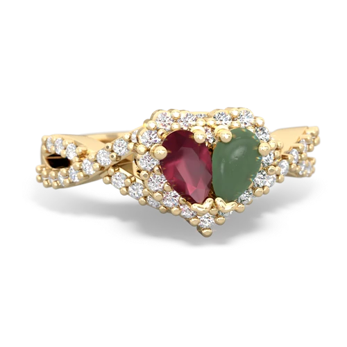 ruby-jade engagement ring
