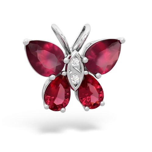 ruby-lab ruby butterfly pendant