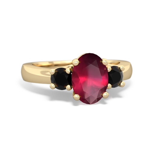 ruby-onyx timeless ring