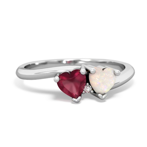 ruby-opal sweethearts promise ring