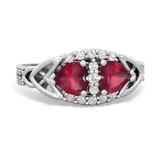 ruby-ruby keepsake engagement ring
