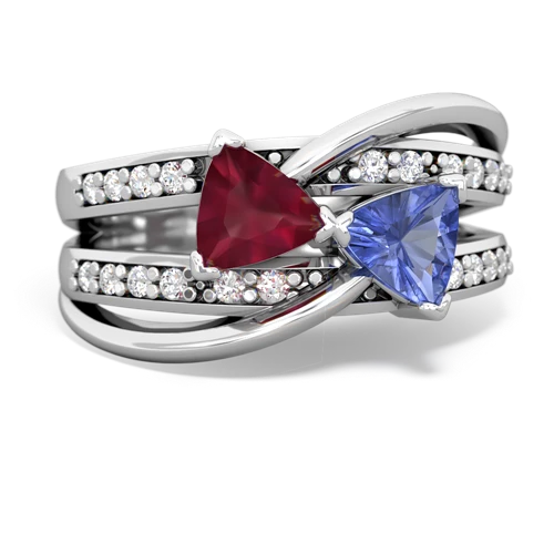 ruby-tanzanite couture ring