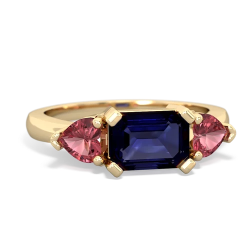 sapphire-tourmaline timeless ring