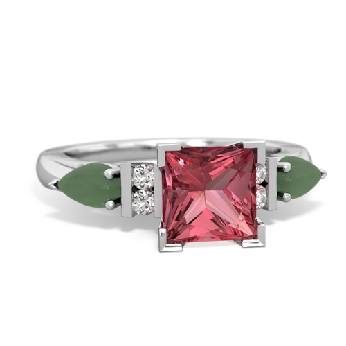tourmaline-jade engagement ring