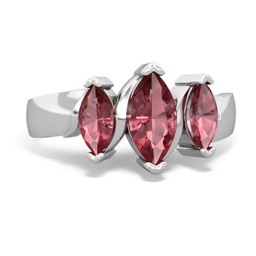 pink sapphire-tanzanite keepsake ring