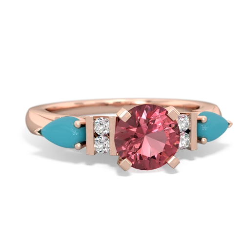 tourmaline-turquoise engagement ring