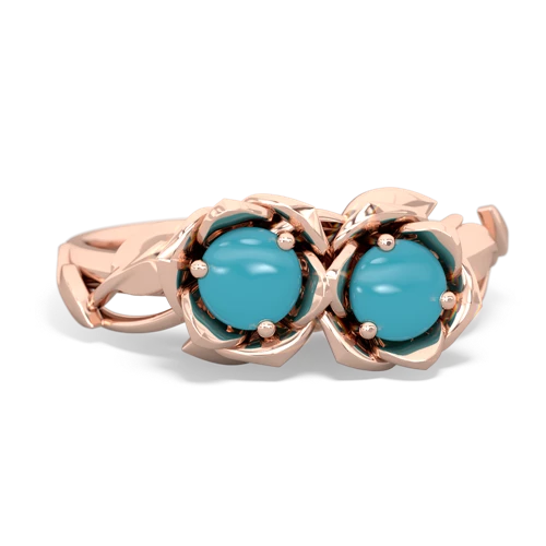 turquoise roses ring