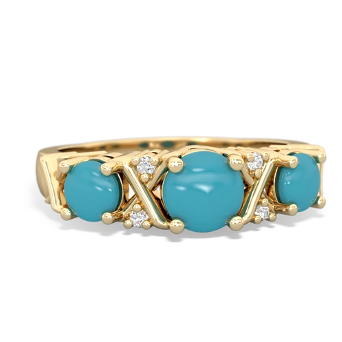 turquoise-turquoise timeless ring
