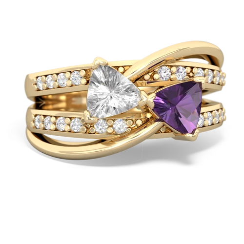white topaz-amethyst couture ring