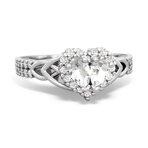 white topaz keepsake engagement ring