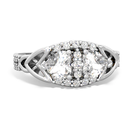 white topaz-white topaz keepsake engagement ring