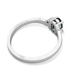 Alexandrite Elegant Swirl 14K White Gold ring R2173