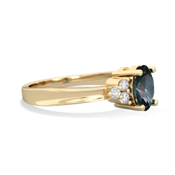 Alexandrite Simply Elegant 14K Yellow Gold ring R2113