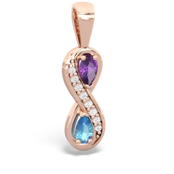 matching pendants - Diamond Infinity