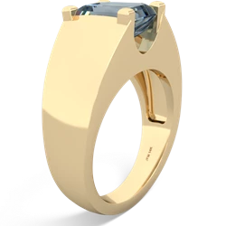Aquamarine Men's 14K Yellow Gold ring R1836