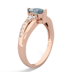 Aquamarine Royal Marquise 14K Rose Gold ring R2343