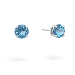matching earrings - 5mm Round Stud