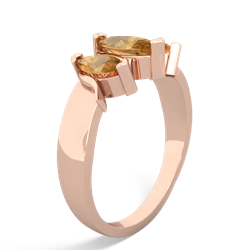Alexandrite Three Peeks 14K Rose Gold ring R2433