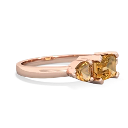 Alexandrite Three Stone 14K Rose Gold ring R5235