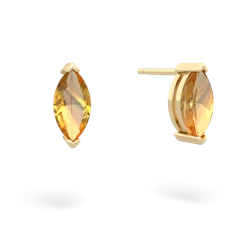 matching earrings - 8x4mm Marquise Stud