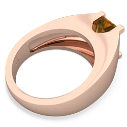 Citrine Men's 14K Rose Gold ring R1836