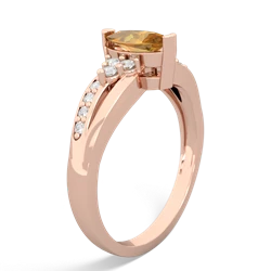 Citrine Royal Marquise 14K Rose Gold ring R2343
