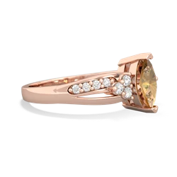 Citrine Royal Marquise 14K Rose Gold ring R2343