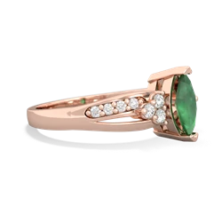 Emerald Royal Marquise 14K Rose Gold ring R2343