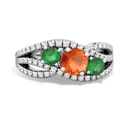 matching rings - Three Stone Aurora