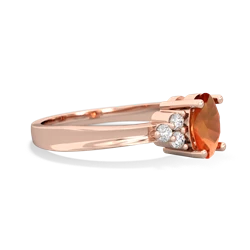 Fire Opal Simply Elegant 14K Rose Gold ring R2113