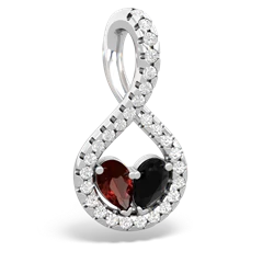 matching pendants - Pave Twist 'One Heart'