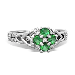 matching rings - Celtic Knot Cluster Engagement
