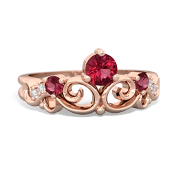 Citrine Crown Keepsake 14K Rose Gold ring R5740
