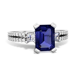 matching engagment rings - Classic 8x6mm Emerald-cut Engagement
