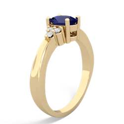 Lab Sapphire Simply Elegant 14K Yellow Gold ring R2113