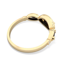 Peridot Milgrain Marquise 14K Yellow Gold ring R5700