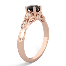 Onyx Antique Elegance 14K Rose Gold ring R3100