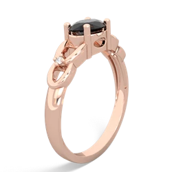 Onyx Links 14K Rose Gold ring R4032
