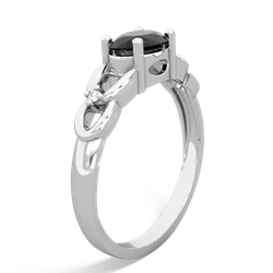 Onyx Links 14K White Gold ring R4032