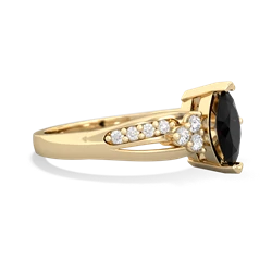 Onyx Royal Marquise 14K Yellow Gold ring R2343